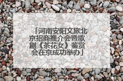 河南安阳文旅北京招商推介会暨歌剧《茶花女》鉴赏会在京成功举办