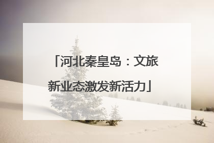河北秦皇岛：文旅新业态激发新活力