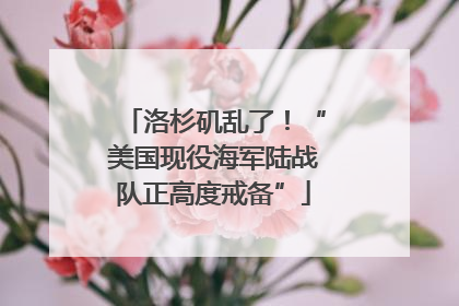 洛杉矶乱了！“美国现役海军陆战队正高度戒备”