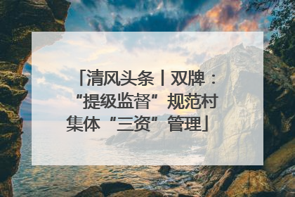 清风头条丨双牌：“提级监督”规范村集体“三资”管理