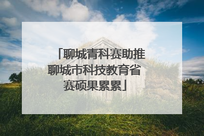 聊城青科赛助推聊城市科技教育省赛硕果累累