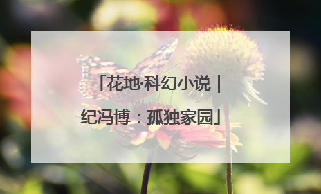 花地·科幻小说｜纪冯博：孤独家园