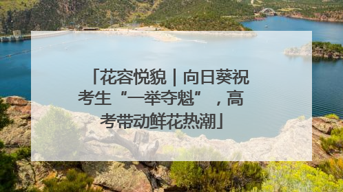 花容悦貌｜向日葵祝考生“一举夺魁”，高考带动鲜花热潮