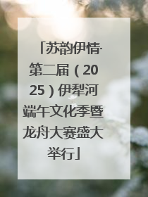 苏韵伊情·第二届（2025）伊犁河端午文化季暨龙舟大赛盛大举行