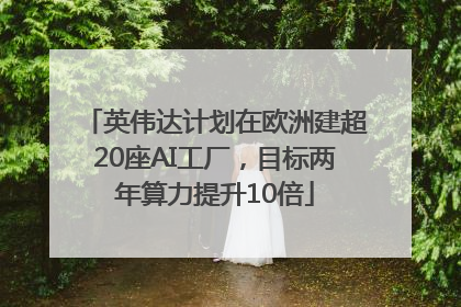 英伟达计划在欧洲建超20座AI工厂，目标两年算力提升10倍