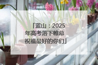 蓝山：2025年高考落下帷幕 祝福最好的你们