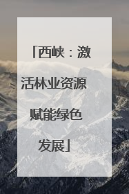西峡：激活林业资源 赋能绿色发展