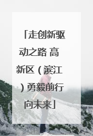 走创新驱动之路 高新区（滨江）勇毅前行向未来