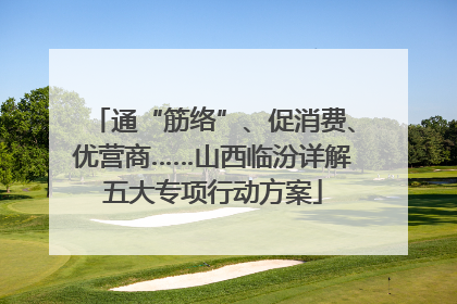通“筋络”、促消费、优营商……山西临汾详解五大专项行动方案