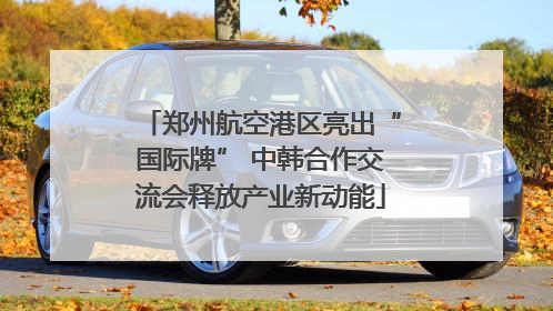 郑州航空港区亮出“国际牌” 中韩合作交流会释放产业新动能