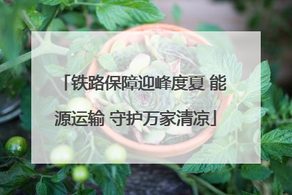 铁路保障迎峰度夏 能源运输 守护万家清凉