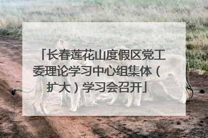 长春莲花山度假区党工委理论学习中心组集体（扩大）学习会召开