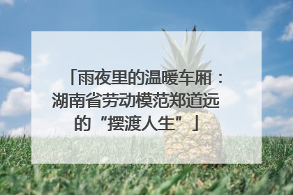 雨夜里的温暖车厢：湖南省劳动模范郑道远的“摆渡人生”