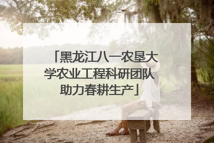 黑龙江八一农垦大学农业工程科研团队助力春耕生产