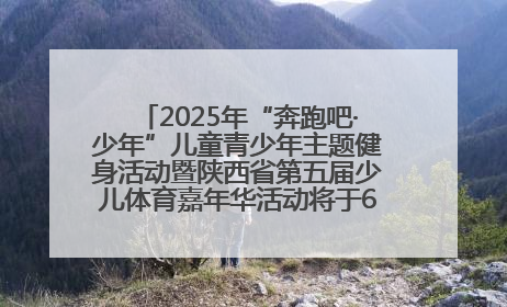 2025年“奔跑吧·少年”儿童青少年主题健身活动暨陕西省第五届少儿体育嘉年华活动将于6月14日正式举办