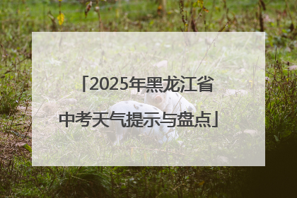 2025年黑龙江省中考天气提示与盘点