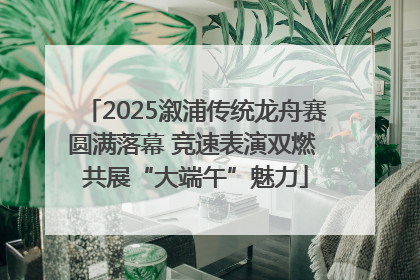 2025溆浦传统龙舟赛圆满落幕 竞速表演双燃 共展“大端午”魅力