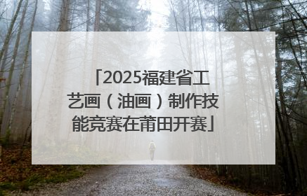 2025福建省工艺画（油画）制作技能竞赛在莆田开赛